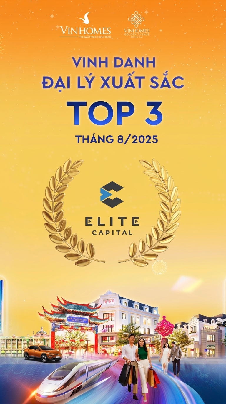 Vinh danh Elite Capital - TOP 3 Đại lý xuất sắc nhất Tháng 8/2025